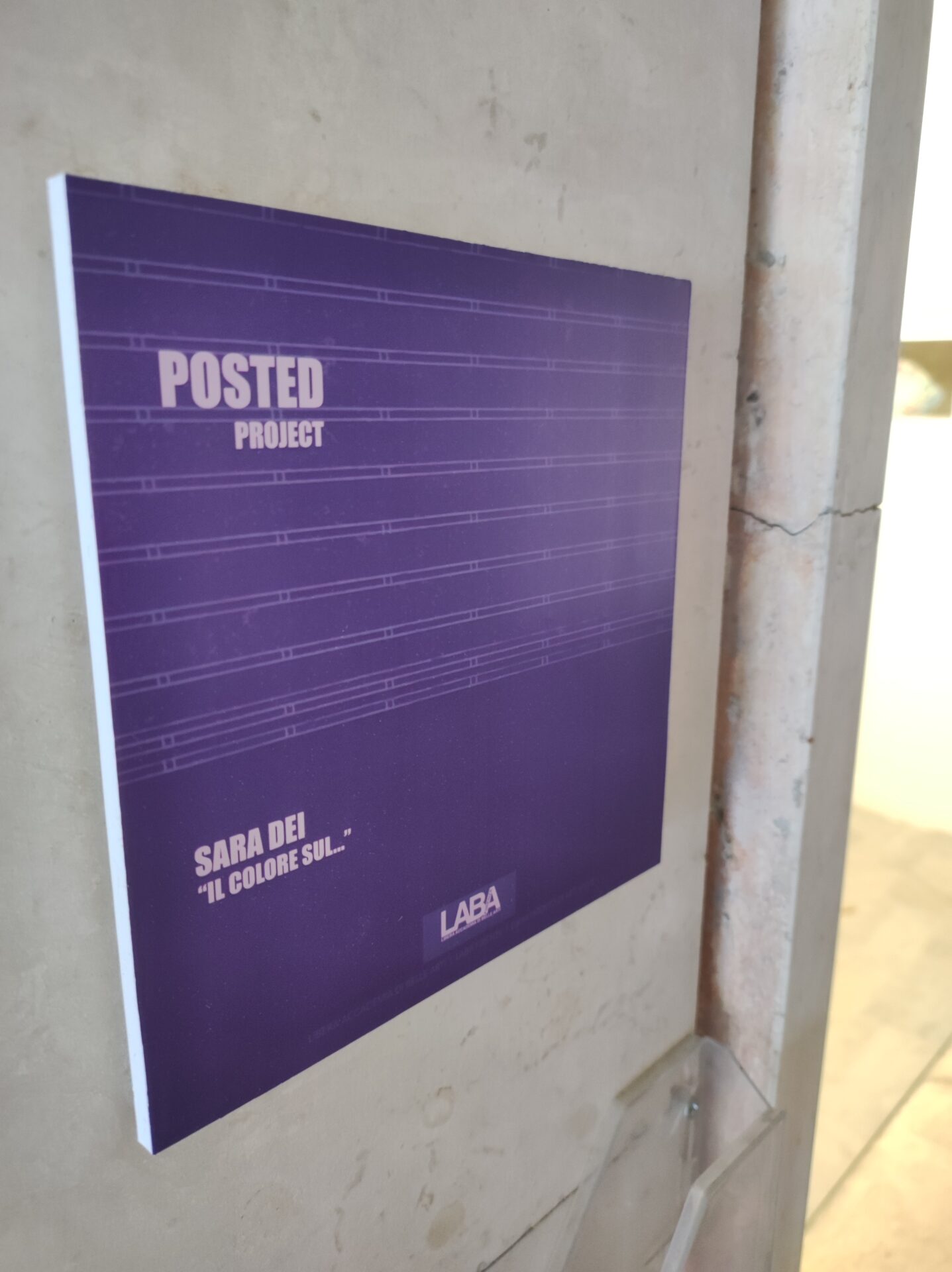 Posted Project 2023 – Sara Dei “Il colore sul…”